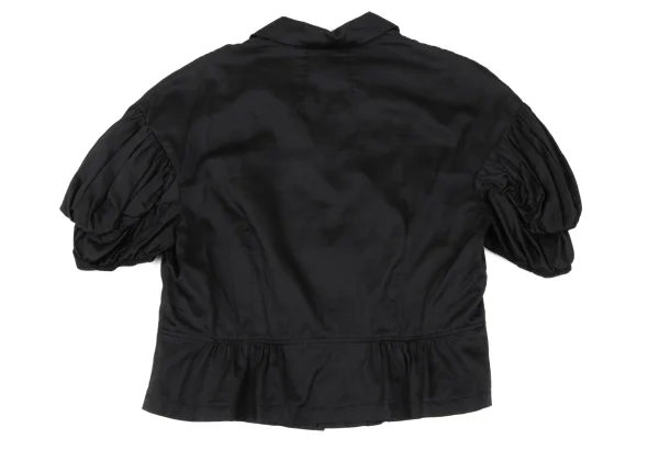 COMME des GARCONS Cotton Gather Puff Sleeves Blouse K-166887_008