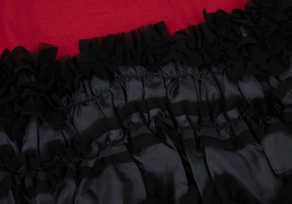 COMME des GARCONS Hem Frilled Wool Knit Sweater K-166888_007