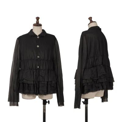 COMME des GARCONS Dyed Multi Layered See-through Nylon Jacket