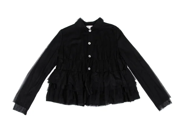 COMME des GARCONS Dyed Multi Layered See-through Nylon Jacket K-166890_002