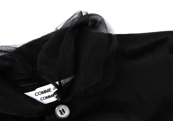 COMME des GARCONS Dyed Multi Layered See-through Nylon Jacket K-166890_007