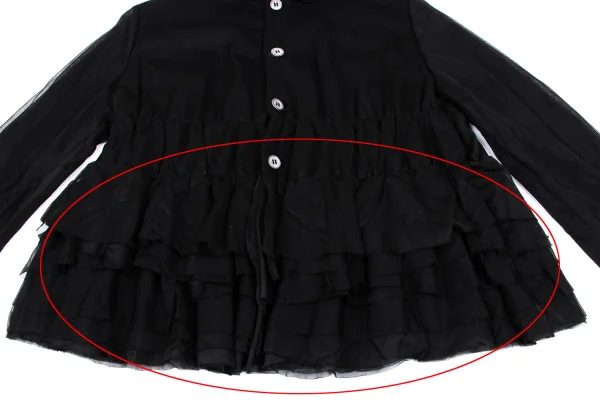 COMME des GARCONS Dyed Multi Layered See-through Nylon Jacket K-166890_010