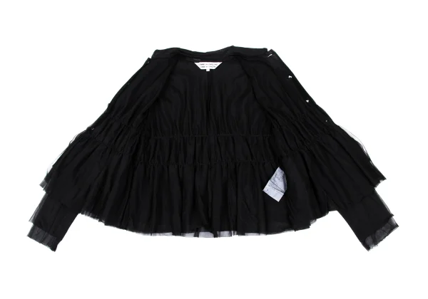 COMME des GARCONS Dyed Multi Layered See-through Nylon Jacket K-166890_013