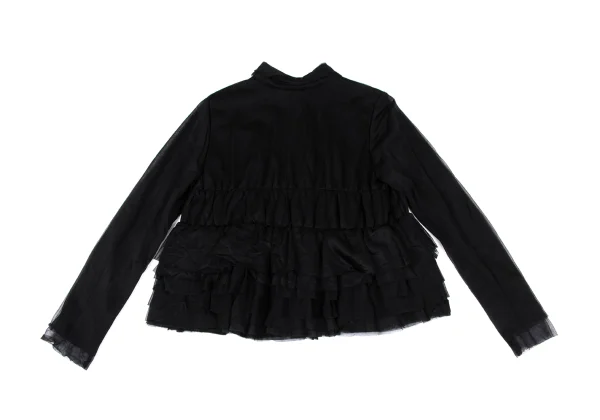 COMME des GARCONS Dyed Multi Layered See-through Nylon Jacket K-166890_014