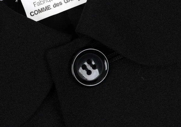 COMME des GARCONS Wool Hem Frill Raglan Round Collar Jacket K-166891_005