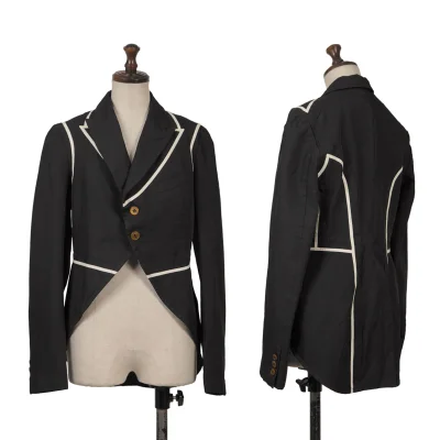 COMME des GARCONS Poly Taping Design Swallowtail Jacket