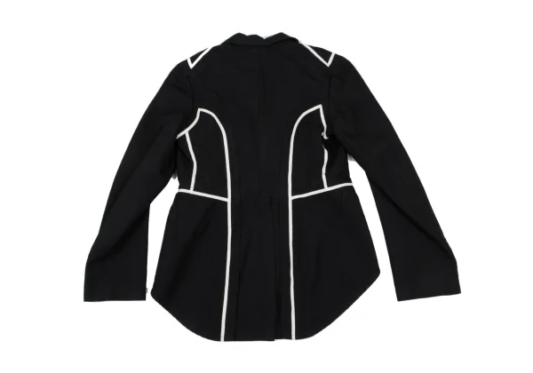 COMME des GARCONS Poly Taping Design Swallowtail Jacket K-166893_014