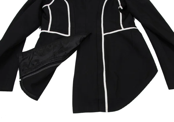 COMME des GARCONS Poly Taping Design Swallowtail Jacket K-166893_016