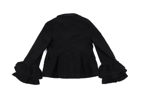 COMME des GARCONS Poly Cuff Tiered Peak Lapel Jacket K-166895_015