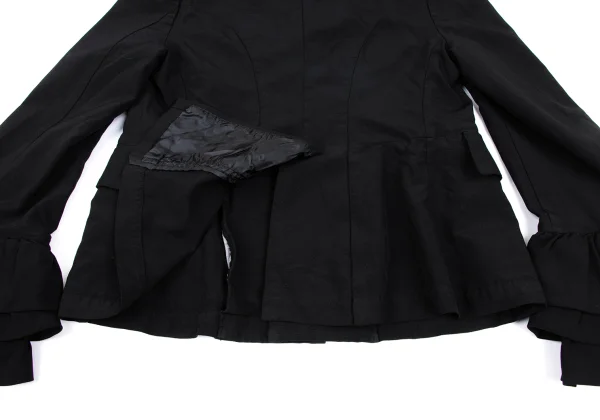 COMME des GARCONS Poly Cuff Tiered Peak Lapel Jacket K-166895_016