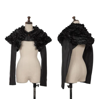 COMME des GARCONS Poly Frilled Short Jacket