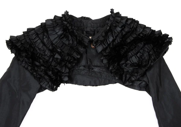 COMME des GARCONS Poly Frilled Short Jacket K-166898_003