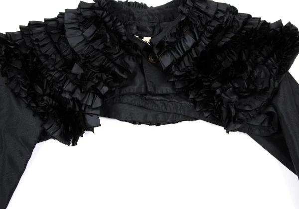 COMME des GARCONS Poly Frilled Short Jacket K-166898_010