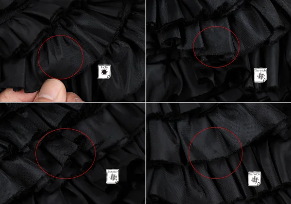 COMME des GARCONS Poly Frilled Short Jacket K-166898_015