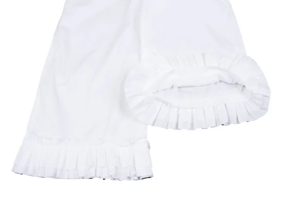 COMME des GARCONS Cotton Hem Frill Wide Pants K-166899_007