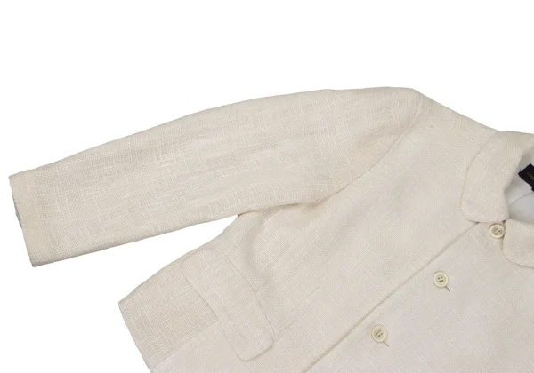 COMME des GARCONS Silk Tweed Round Collar Jacket K-166900_006