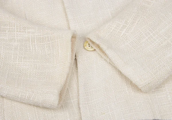 COMME des GARCONS Silk Tweed Round Collar Jacket K-166900_007