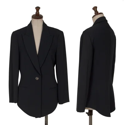 Jean Paul GAULTIER CLASSIQUE Poly Blend Peak Lapel 1B Jacket