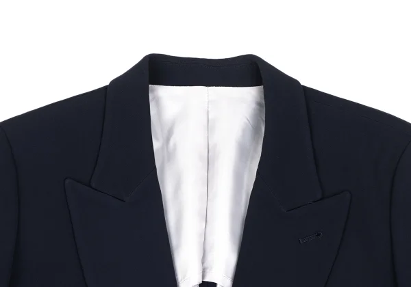 Jean Paul GAULTIER CLASSIQUE Poly Blend Peak Lapel 1B Jacket K-166906_004