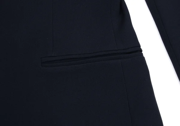 Jean Paul GAULTIER CLASSIQUE Poly Blend Peak Lapel 1B Jacket K-166906_011