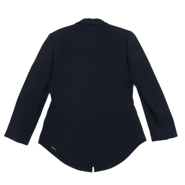 Jean Paul GAULTIER CLASSIQUE Poly Blend Peak Lapel 1B Jacket K-166906_013