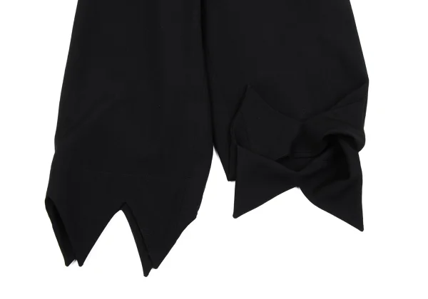 COMME des GARCONS Wool Gaba Zigzag Hem Cropped Pants K-166909_006