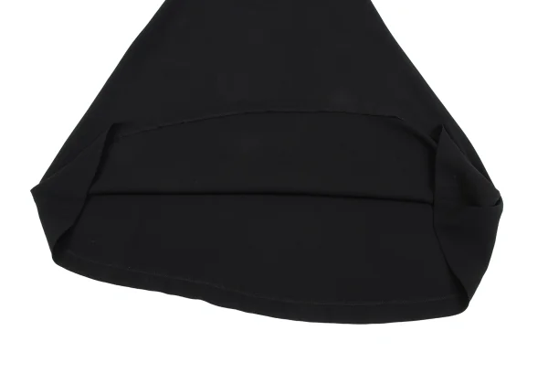 Yohji Yamamoto NOIR Wool Side Belt Asymmetrical Skirt K-166910_007