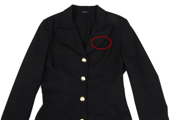 GUCCI Logo Button Long Jacket K-166911_003
