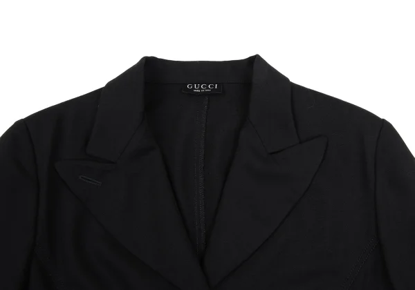 GUCCI Logo Button Long Jacket K-166911_005