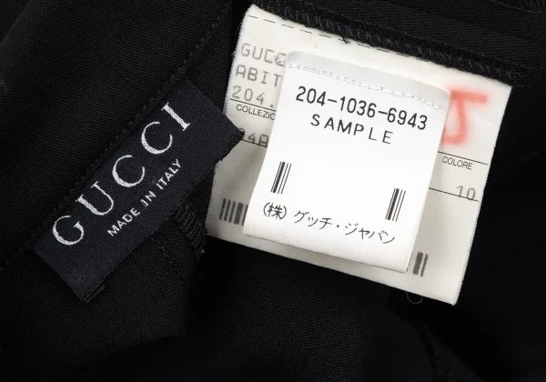 GUCCI Logo Button Long Jacket K-166911_018
