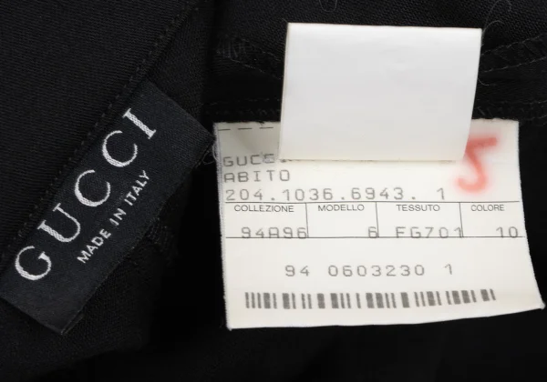 GUCCI Logo Button Long Jacket K-166911_020