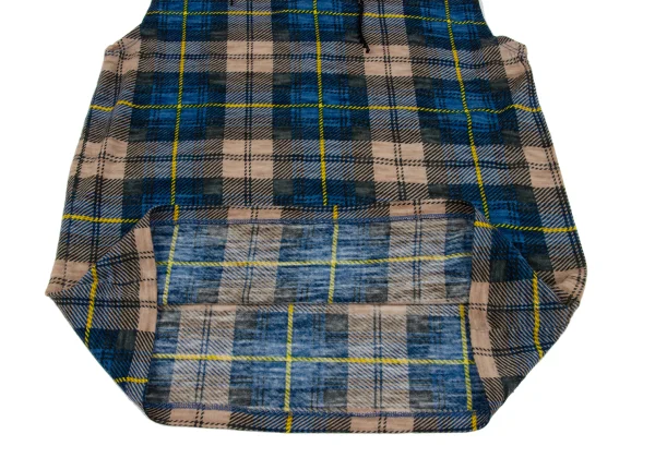 sunao kuwahara Taped Neck Check Sleeveless Top K-166912_008