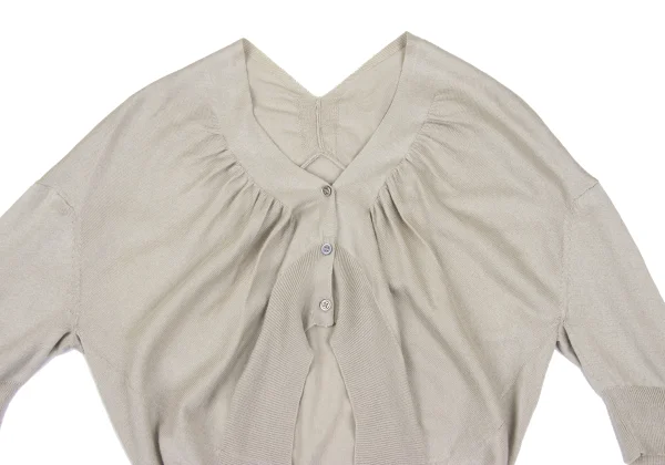 sunao kuwahara Angora Blend Silk Knit Bolero Cardigan K-166914_003