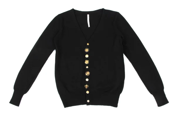 sunao kuwahara Emblem Design Wool Knit Cardigan K-166915_002