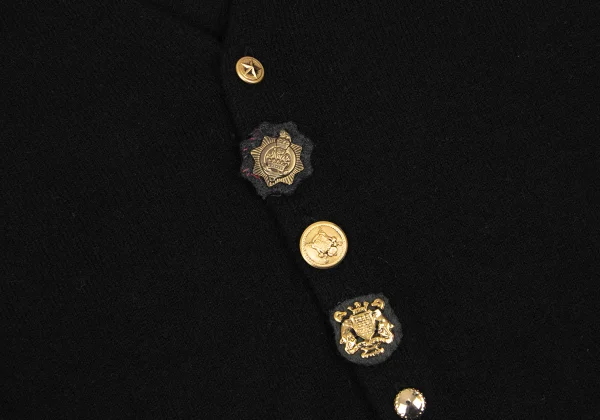 sunao kuwahara Emblem Design Wool Knit Cardigan K-166915_010