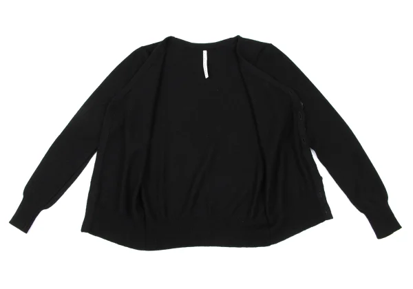 sunao kuwahara Emblem Design Wool Knit Cardigan K-166915_013