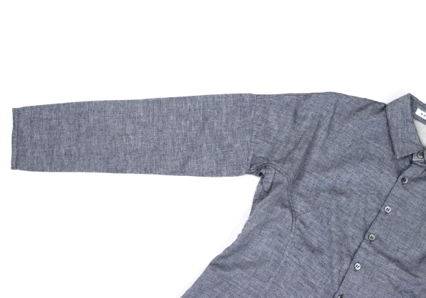 sunao kuwahara Washed Cotton Chambray Shirt K-166917_005