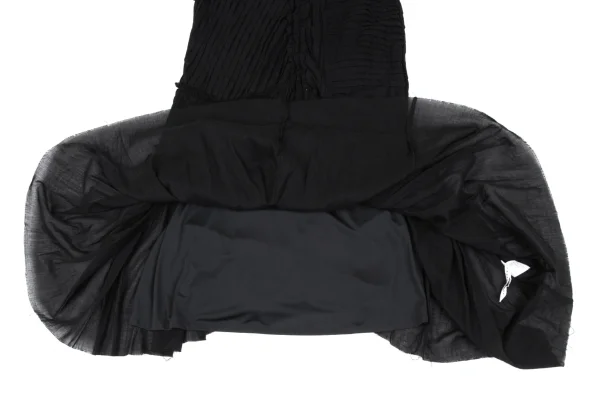 sunao kuwahara Gathered Tuck Design V-neck Dress K-166919_009