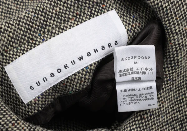 sunao kuwahara Wool Nep Tweed Jacket K-166920_014