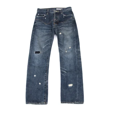 sunao kuwahara Western Yoke Crush Jeans