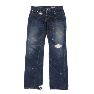 sunao kuwahara Western Yoke Pocket Design Crush Jeans