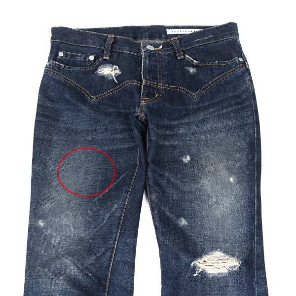 sunao kuwahara Western Yoke Pocket Design Crush Jeans K-166922_002