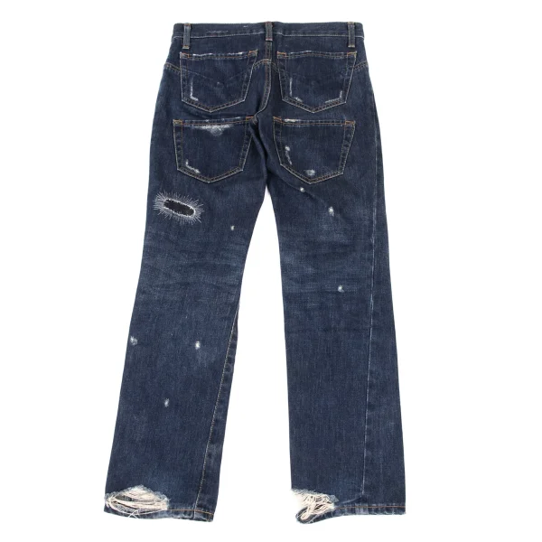 sunao kuwahara Western Yoke Pocket Design Crush Jeans K-166922_012