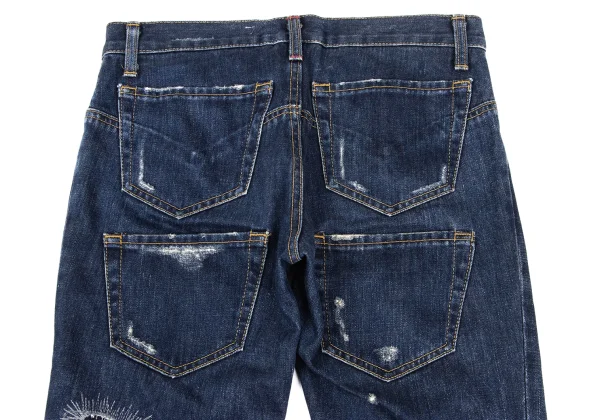 sunao kuwahara Western Yoke Pocket Design Crush Jeans K-166922_013