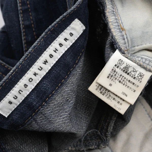 sunao kuwahara Western Yoke Pocket Design Crush Jeans K-166922_018