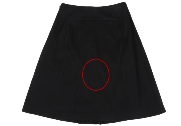Paul Smith BLACK Cotton Trapezoid Skirt K-166923_009