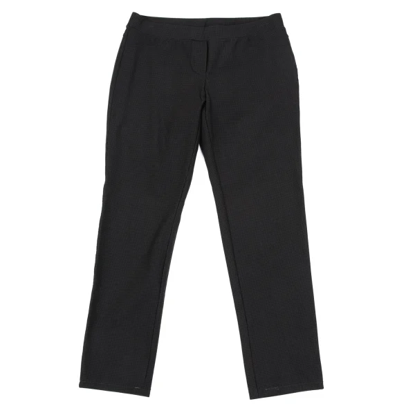 EVEX by KRIZIA Nylon Stretch Puppy Tooth Cropped Pants Grey 40 K-166928_001