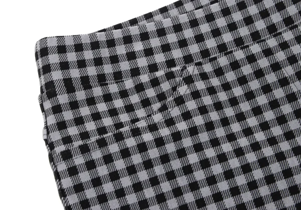 EVEX by KRIZIA Nylon Stretch Check Cropped Pants K-166930_003