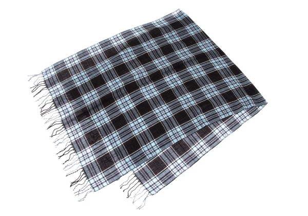 sunao kuwahara Mohair Blend Wool Check Stole K-166933_004