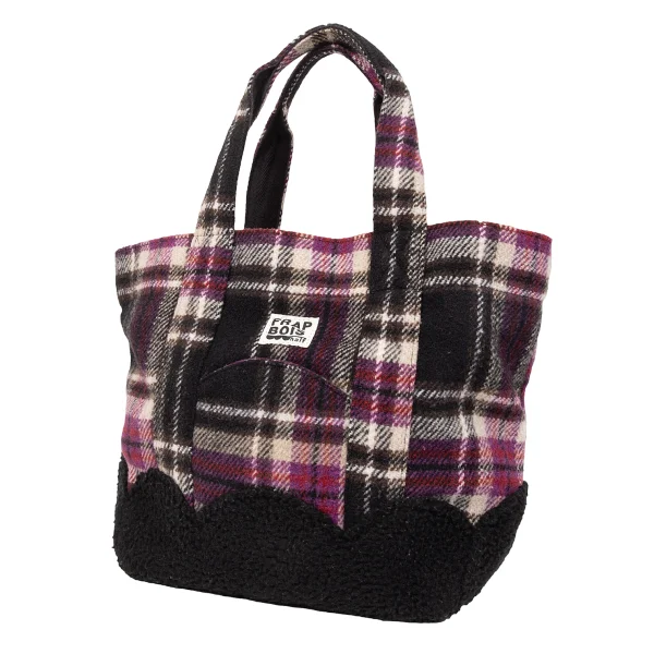 FRAPBOIS half Bore Switching Check Bag Purple  K-166935_001